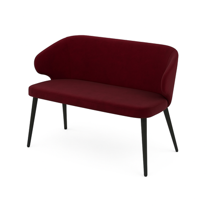 Bancheta catifea CAPRICE culoare CARAMIZIU