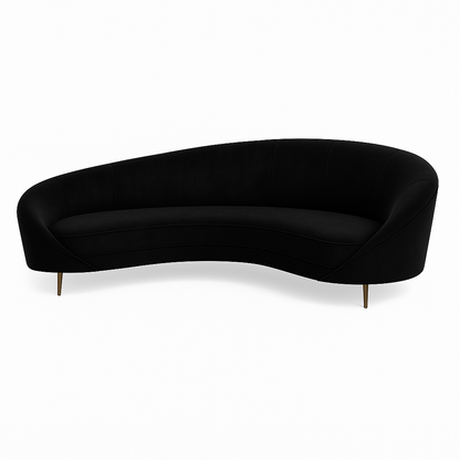 Canapea YAN catifea NEGRU