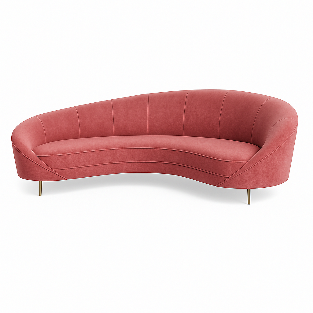 Canapea YAN catifea ROZ