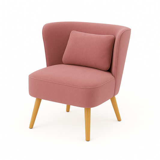 Fotoliu catifea ROZ model INA