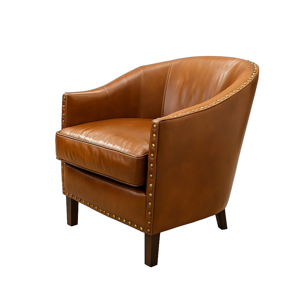 Fotoliu piele REN culoare MARO