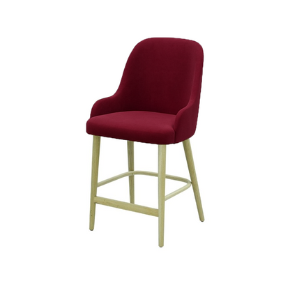 Scaun bar catifea ALBASTRA | model ROCCO