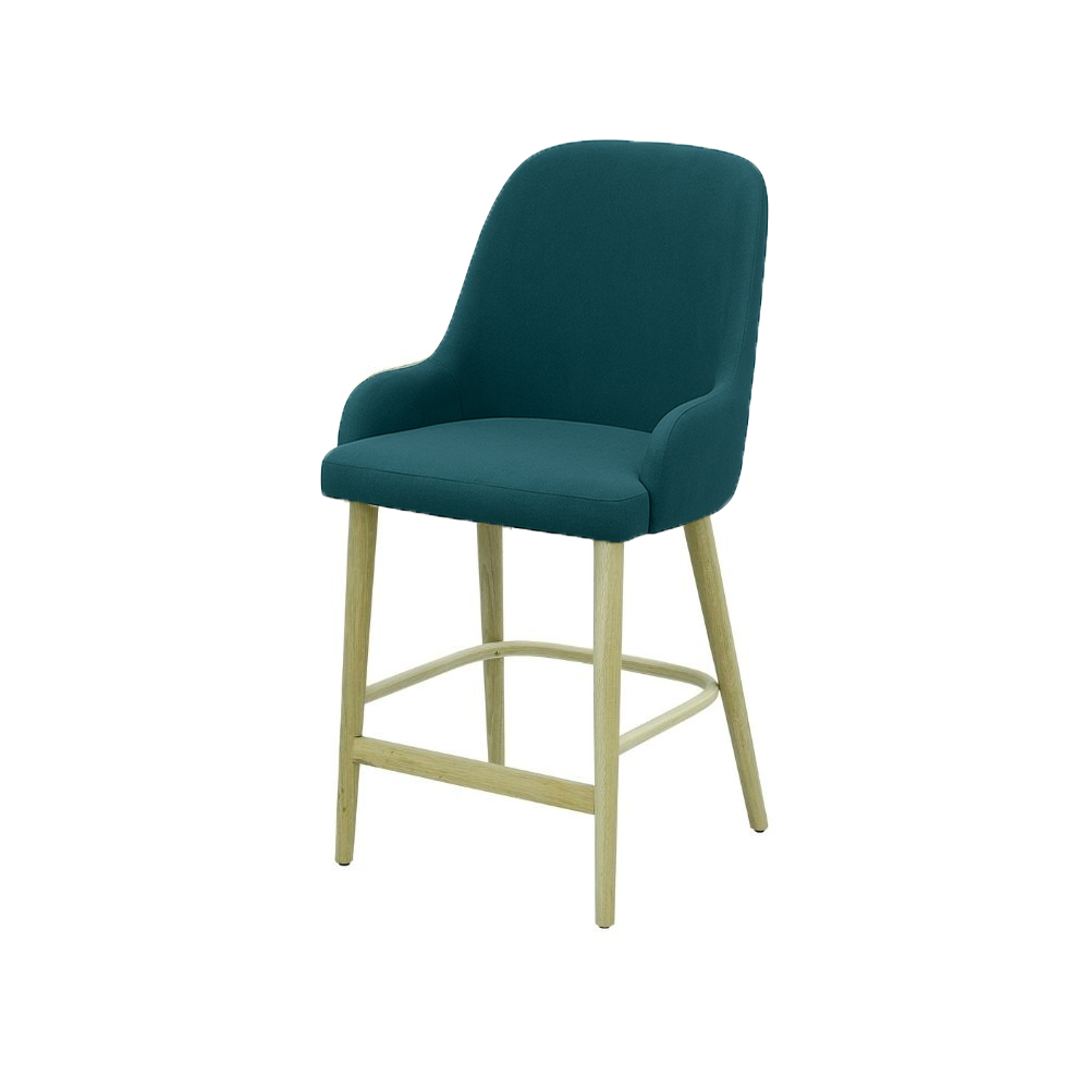 Scaun bar catifea BEJ | model ROCCO