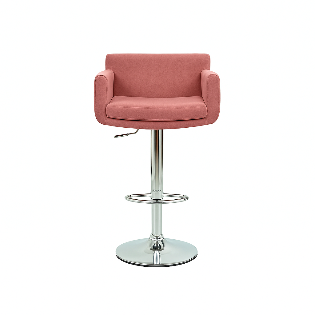 Scaun bar catifea ALBASTRA | model IDA