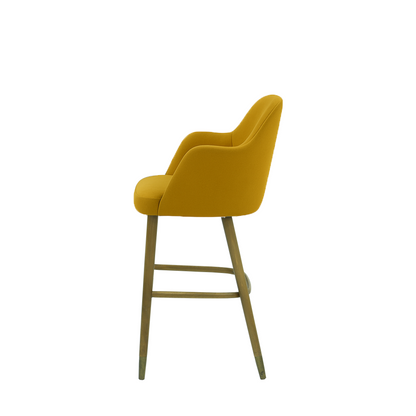 Scaun bar catifea BORDO | model PINO