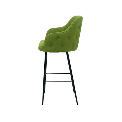 Scaun bar catifea ALBASTRA | model TEONA