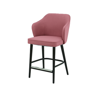 Scaun bar catifea GALBENA | model ZEUS