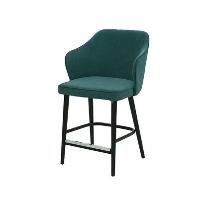 Scaun bar catifea GALBENA | model ZEUS