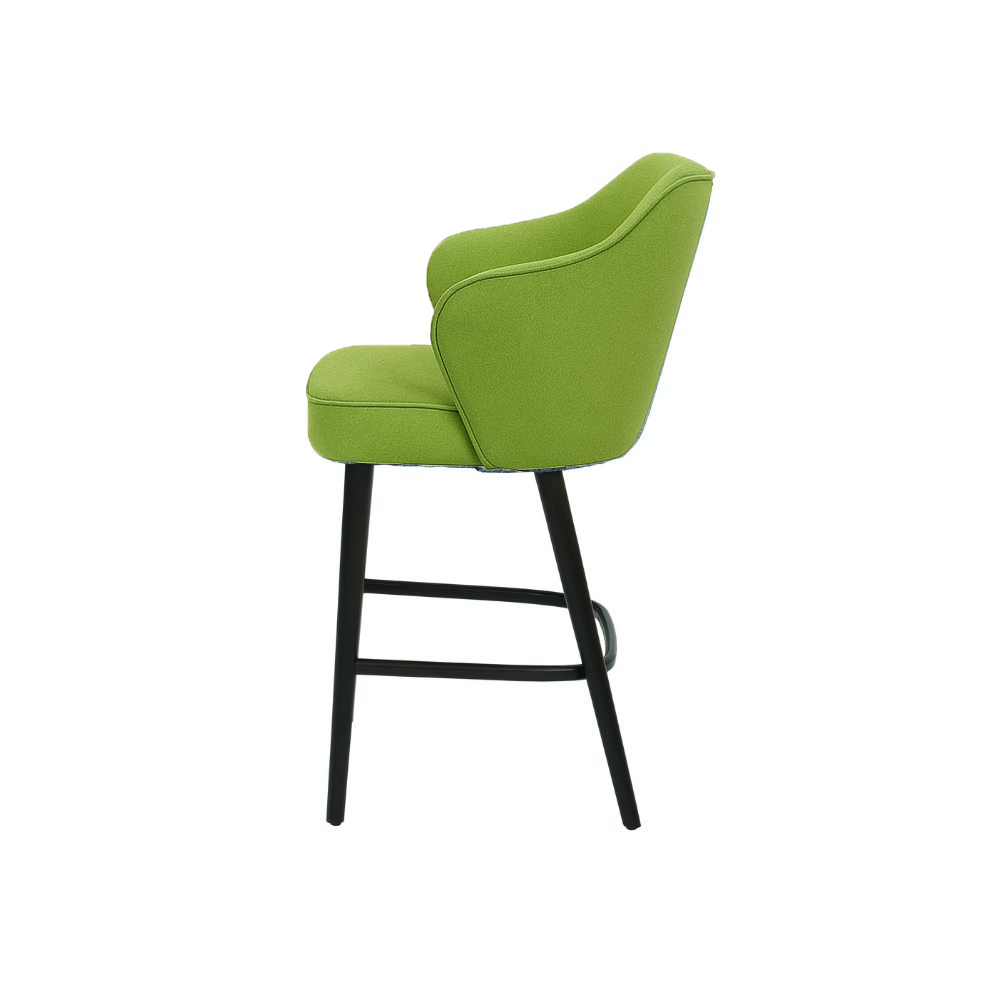 Scaun bar catifea GALBENA | model ZEUS