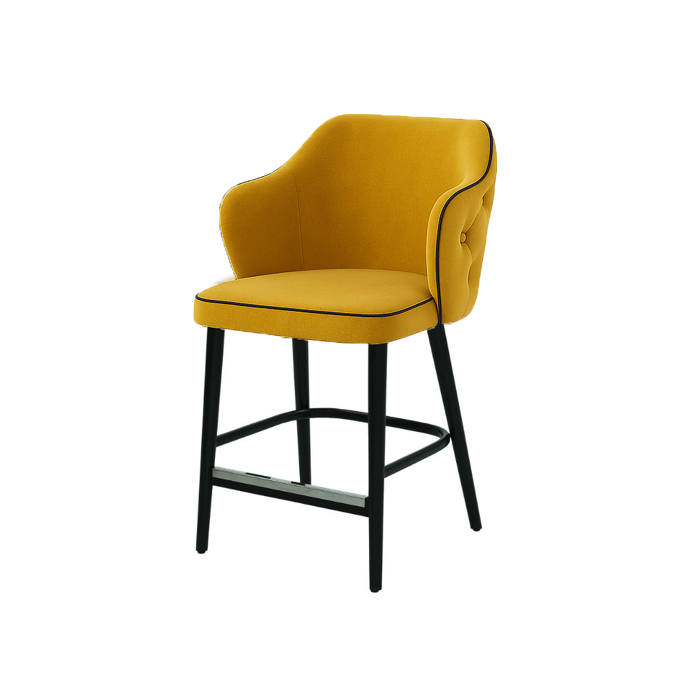 Scaun bar catifea ROZ | model ZOE