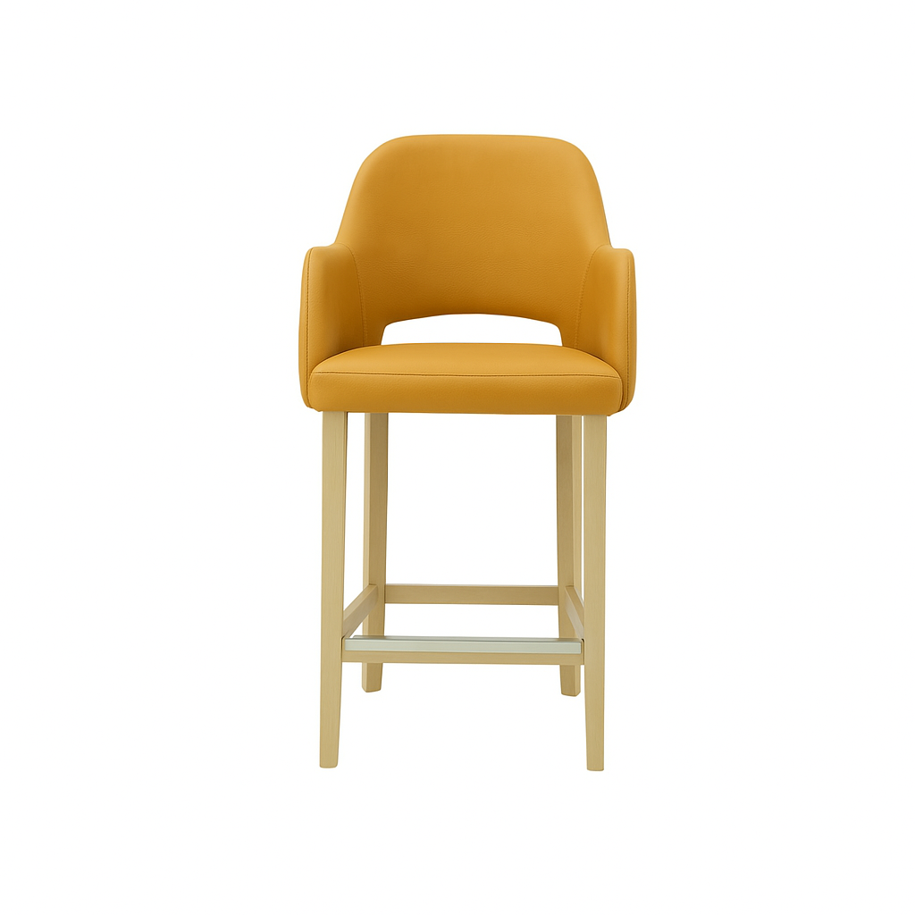 Scaun bar piele ALBA | model APRIL