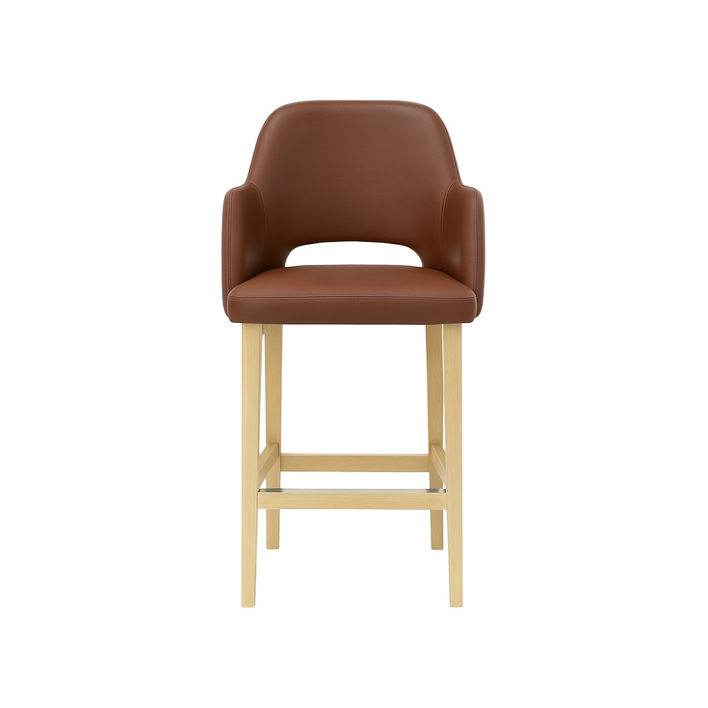 Scaun bar piele MARO | model APRIL