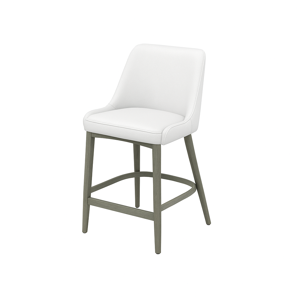 Scaun bar piele ALBA | model GINA