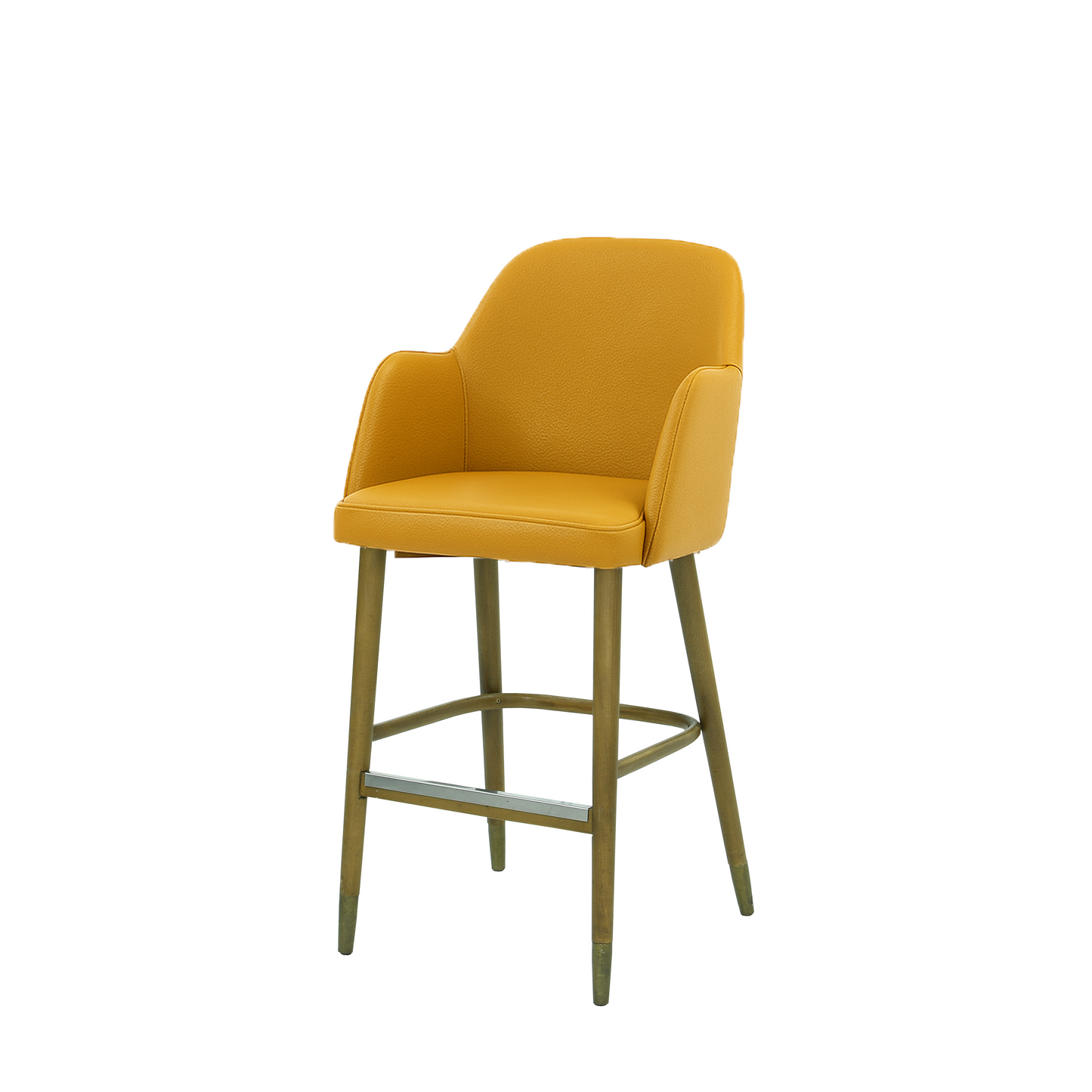 Scaun bar piele VERDE | model PINO