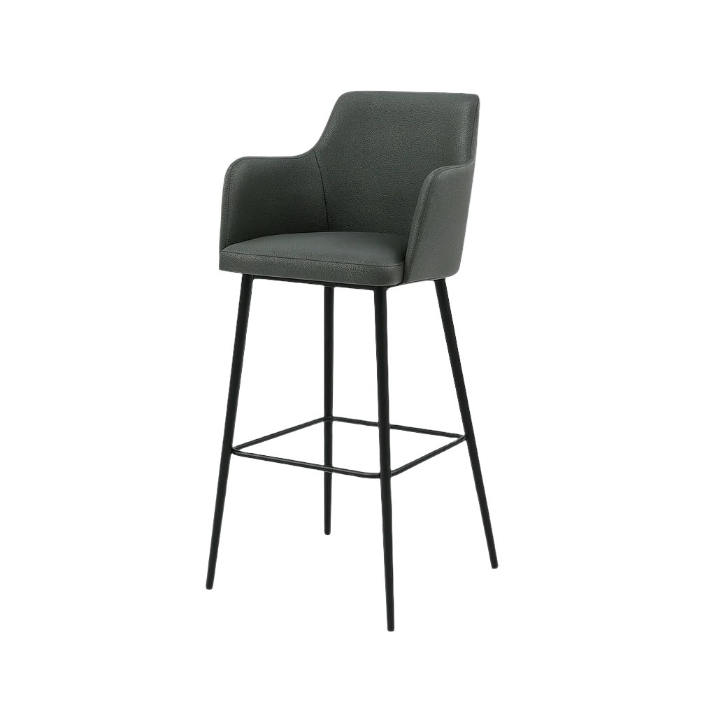 Scaun bar piele ALBASTRA | model SINDY