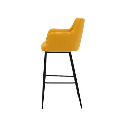 Scaun bar piele VERDE | model SINDY