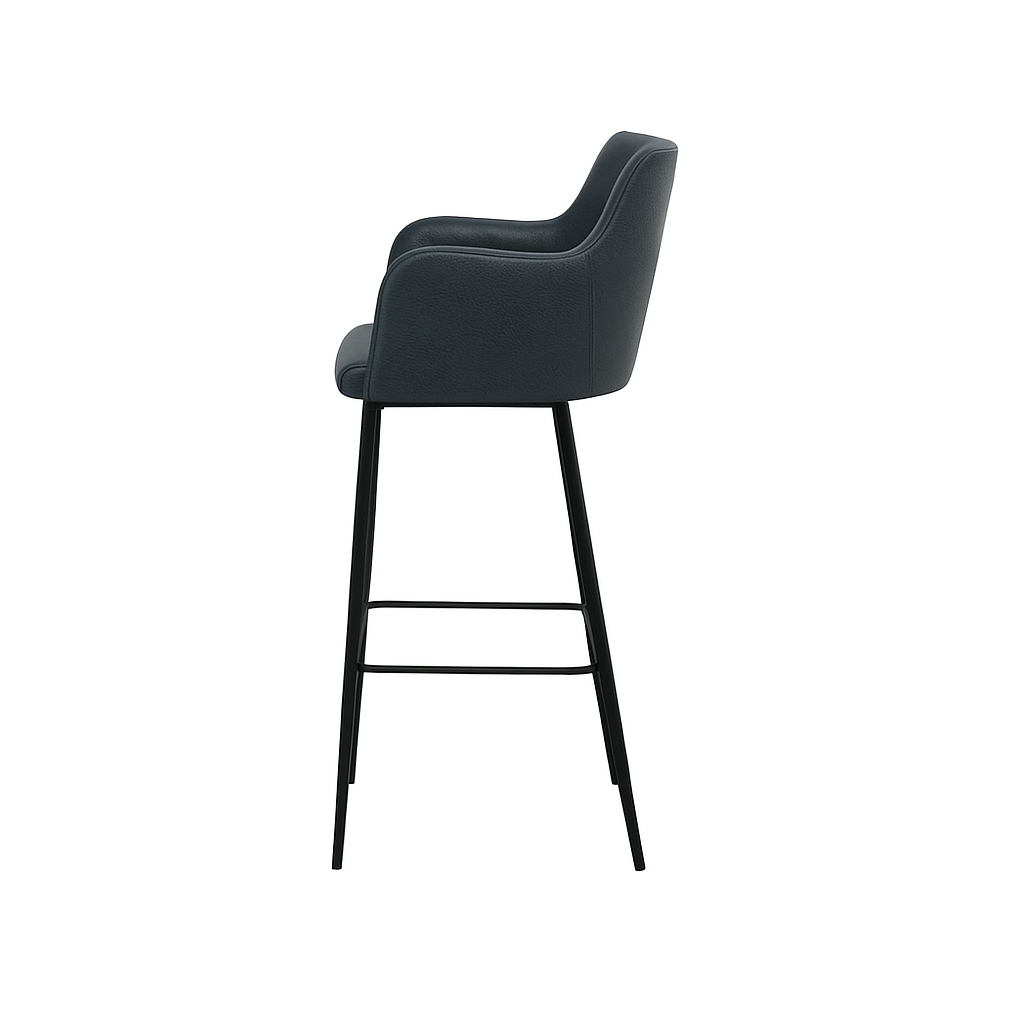 Scaun bar piele GALBENA | model SINDY