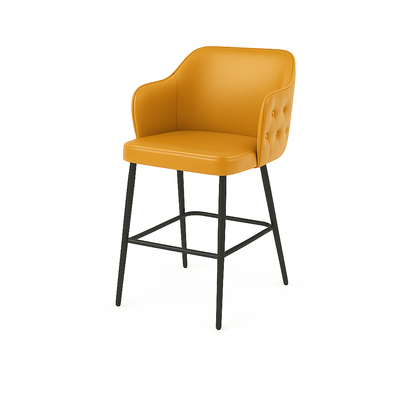 Scaun bar piele VERDE | model TEONA