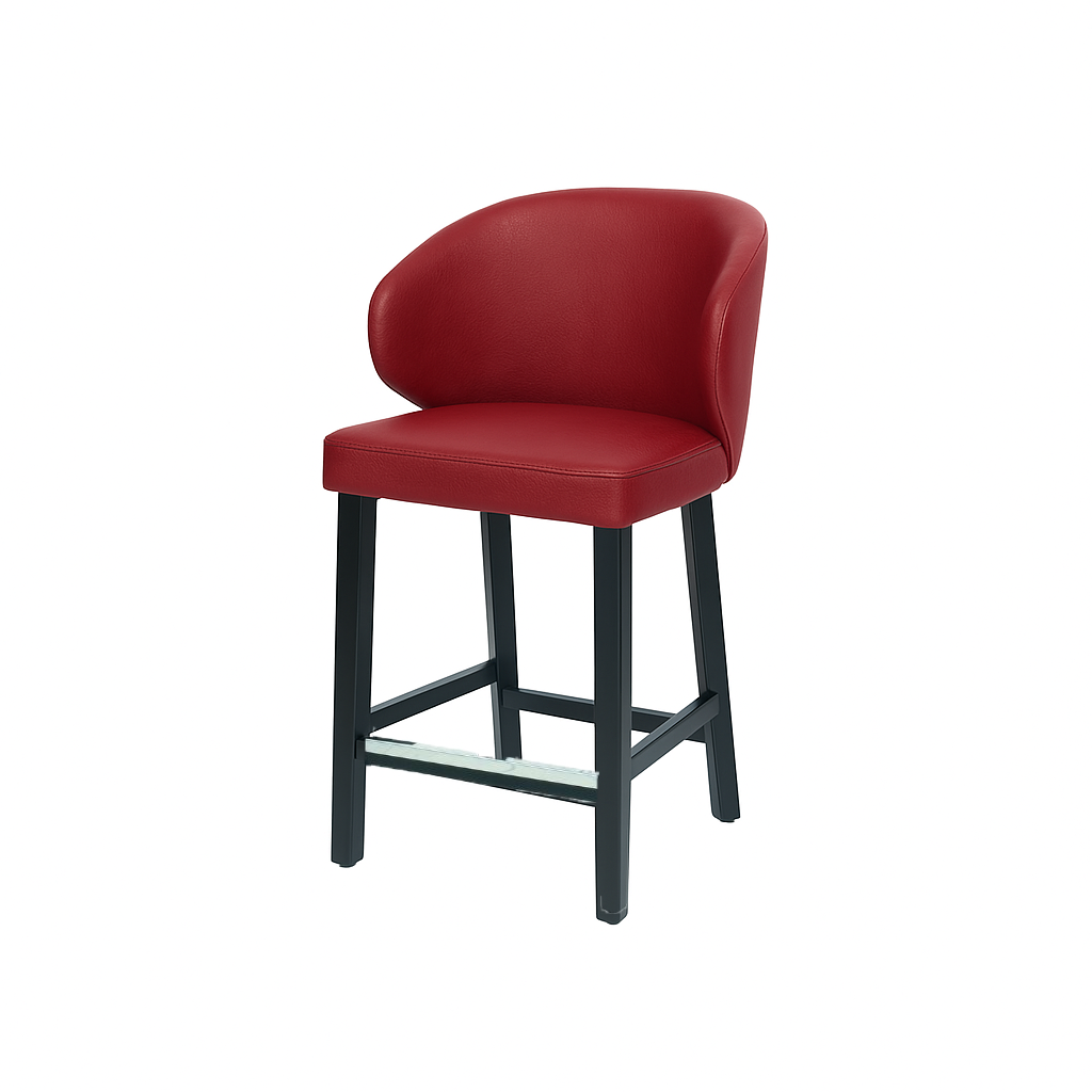 Scaun bar piele naturala ALBASTRA | model CAPRICE