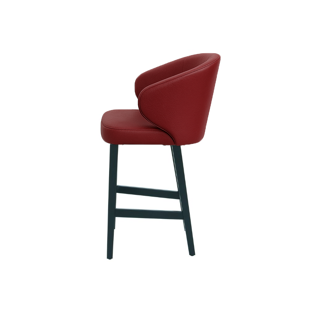 Scaun bar piele naturala ALBASTRA | model CAPRICE