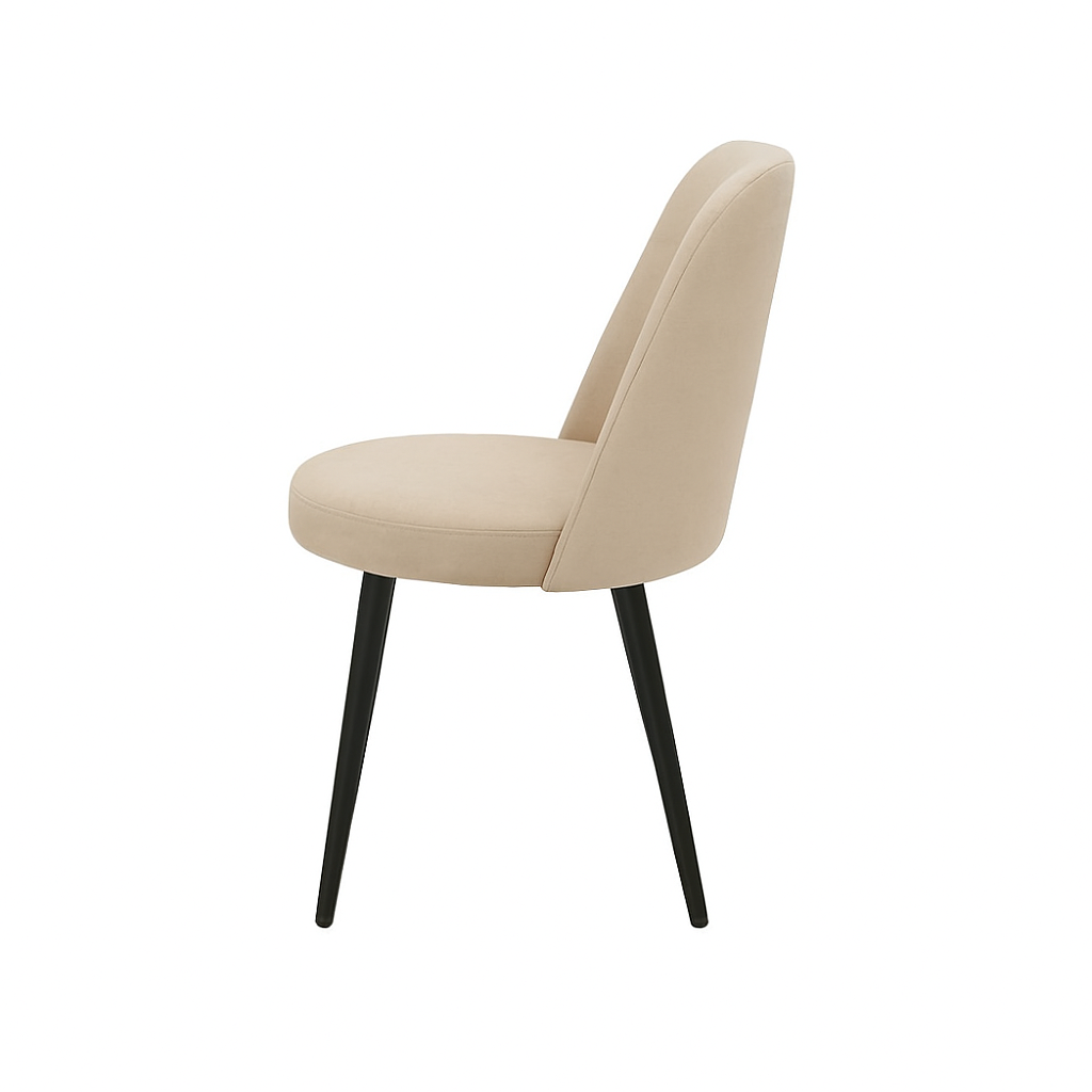 Scaun catifea GALBENA | model ELA