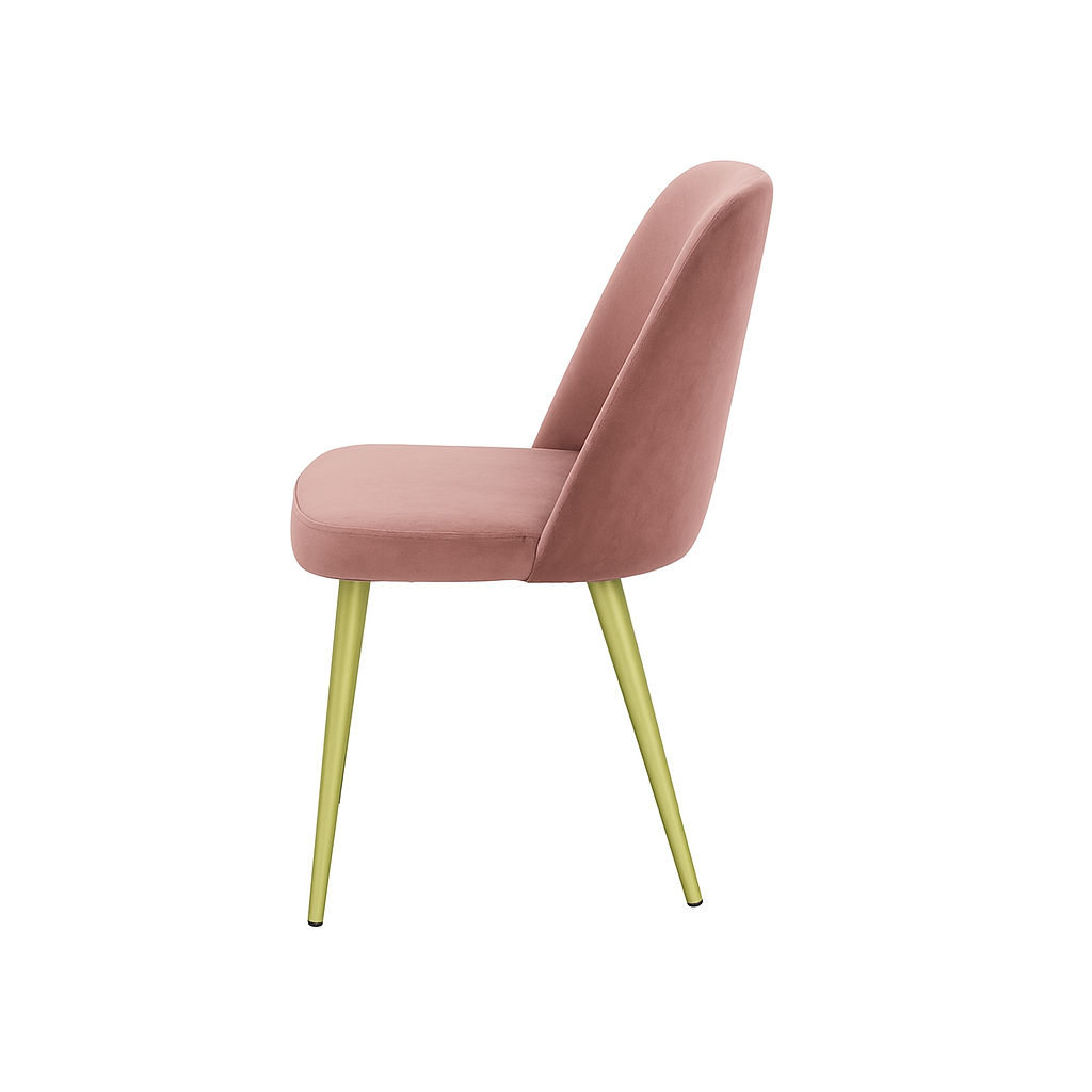 Scaun catifea ALBASTRA | model FOX