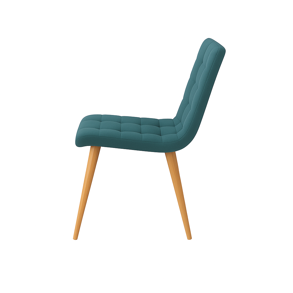Scaun catifea GALBENA | model RIGA