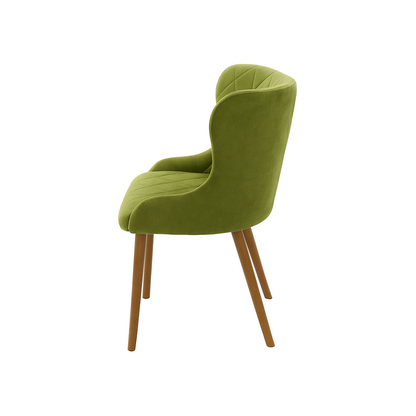 Scaun catifea GALBENA | model AMANDA