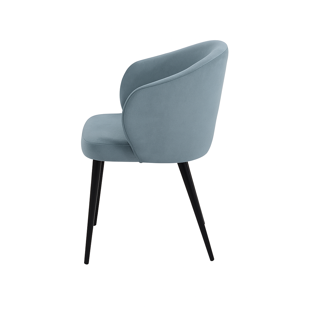 Scaun catifea GALBENA | model CAPRISO