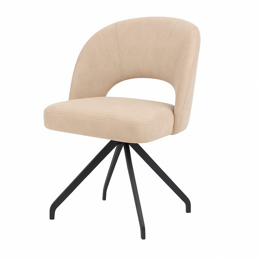 Scaun catifea BEJ | model ZANCA