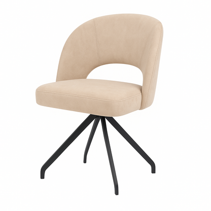 Scaun catifea BEJ | model ZANCA