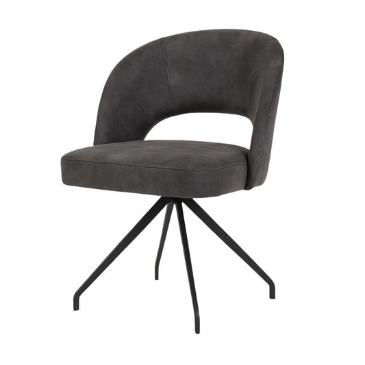 Scaun catifea GRI | model ZANCA