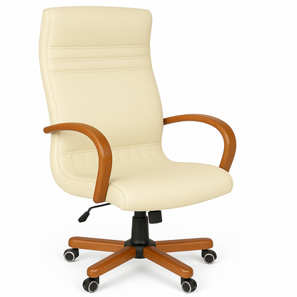 Scaun birou piele ALBA | model GOLD P