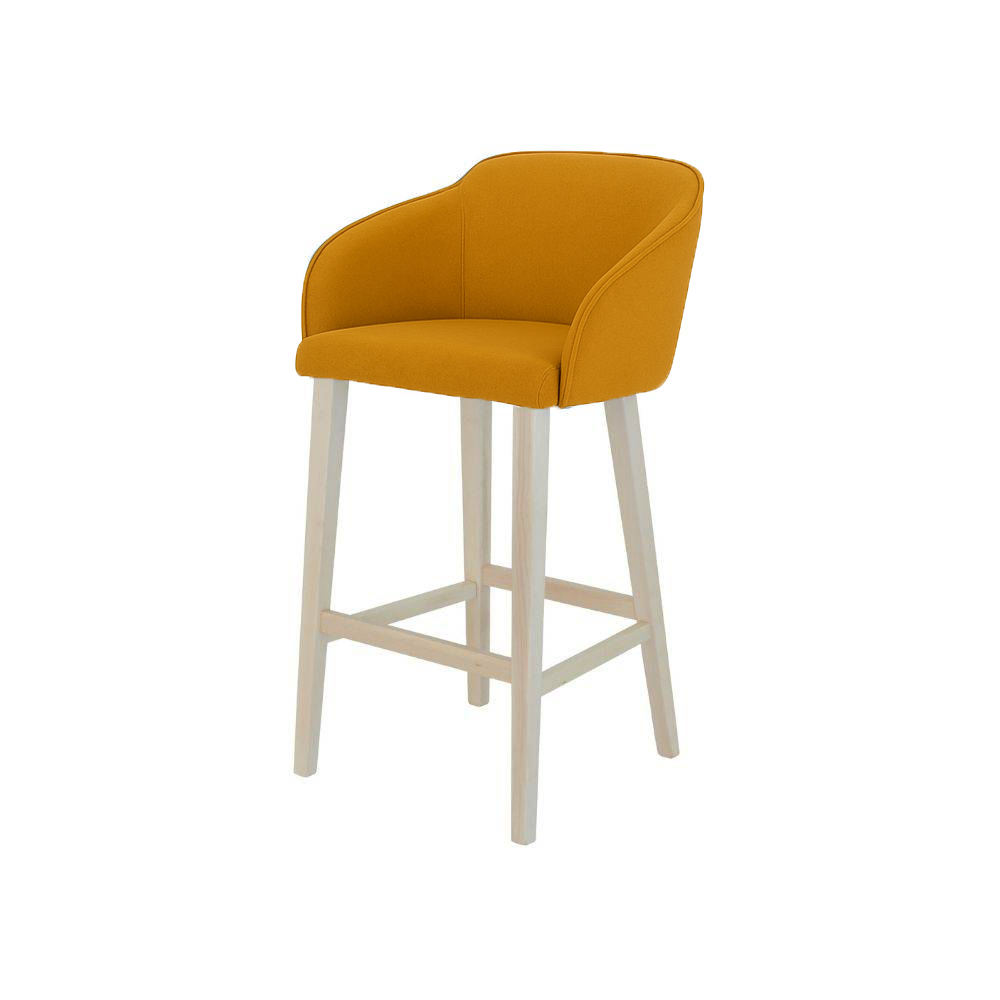 Scaun insula catifea ALBASTRA | model CROCO