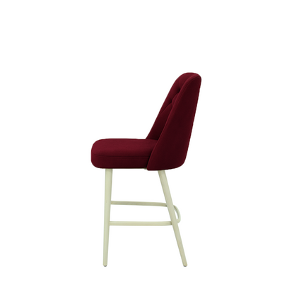 Scaun insula catifea ALBASTRA | model SCOT