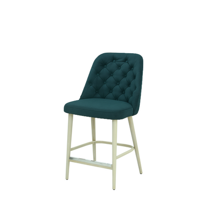 Scaun insula catifea ALBASTRA | model SCOT