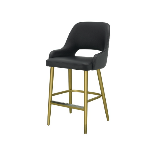 Scaun insula piele naturala ALBASTRA | model HUGO