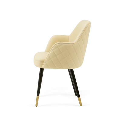 Scaun piele GALBENA | model PINO X