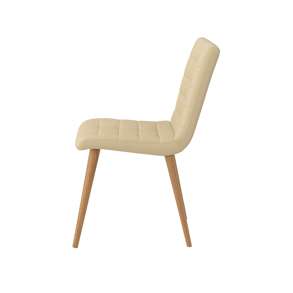 Scaun piele GALBENA | model RIGA