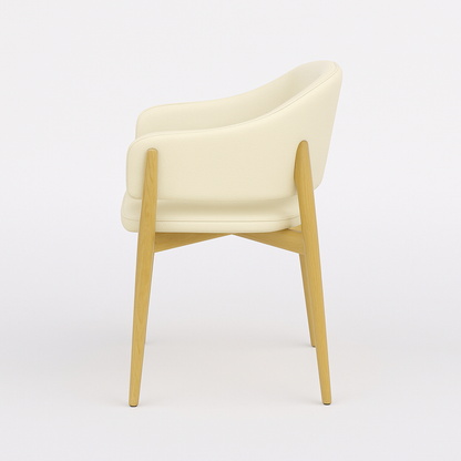 Scaun piele BEJ | model ALMA