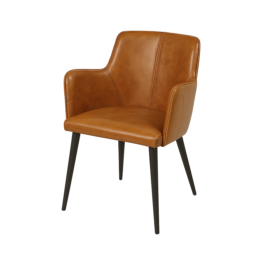 Scaun piele MARO DESCHIS | model RESI