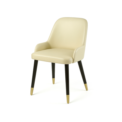 Scaun piele NEAGRA | model ROCCO G