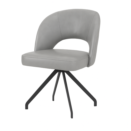 Scaun piele GRI | model ZANCA